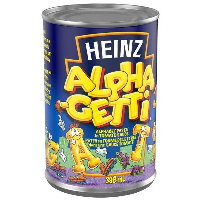 Alphagetti Pasta in Tomato Sauce