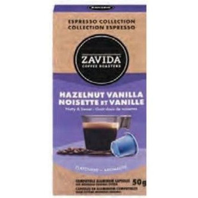 5 g Cafe Espresso Hazelnut Vanilla Capsules