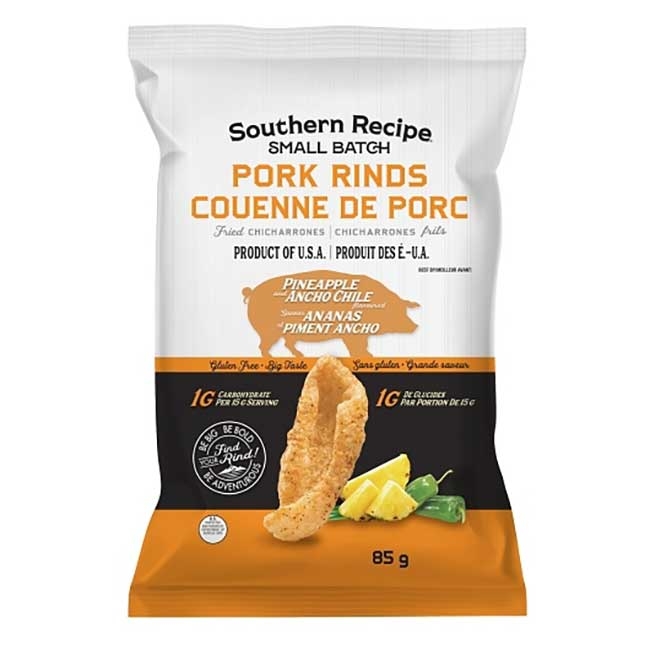 Pineapple Ancho Chile Pork Rinds