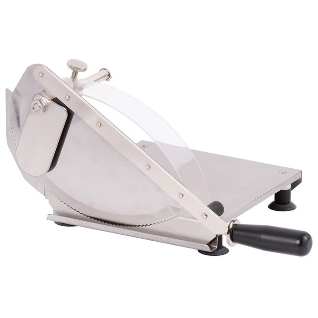 Stainless Steel Professional Bread Slicer with 10 in Round Blade