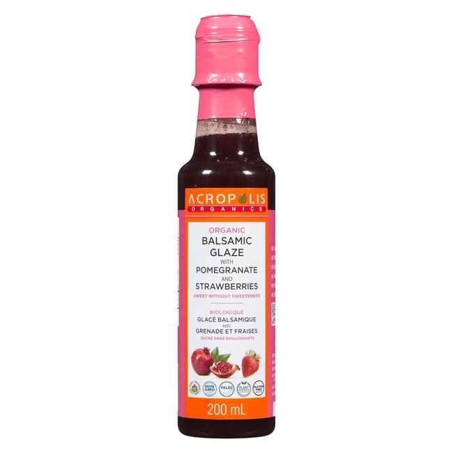 Balsamic Glaze with Pomegranate and Strawberry