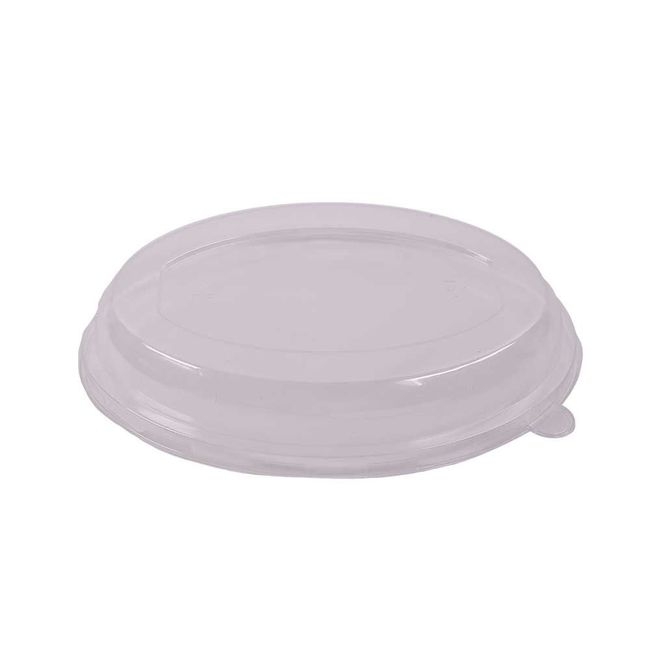 Disposable Clear Oval Lid for 32 oz Bowl