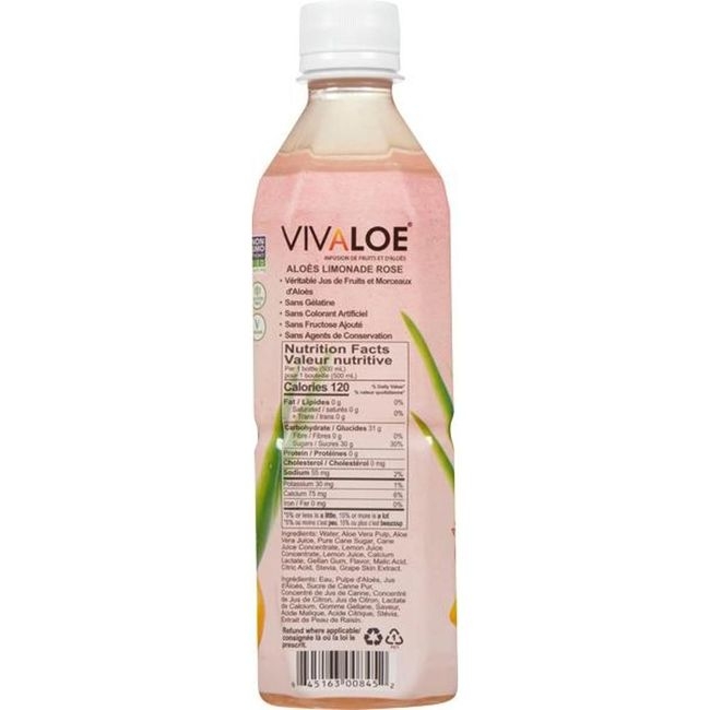 Pink Lemonade Aloe Water