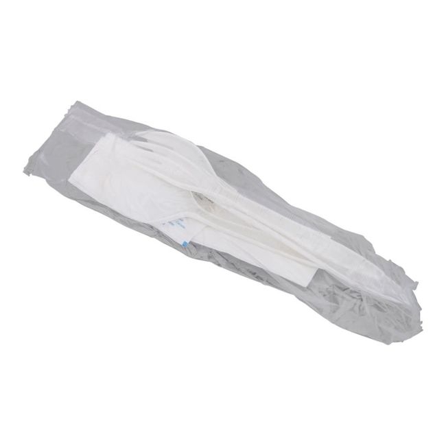 Polypropylene Fork/Knife/Spoon/Salt/Pepper/Napkin Food Kit