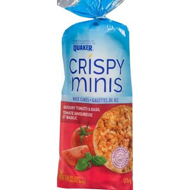 Crispy Minis Savoury Tomato Basil Rice Cakes