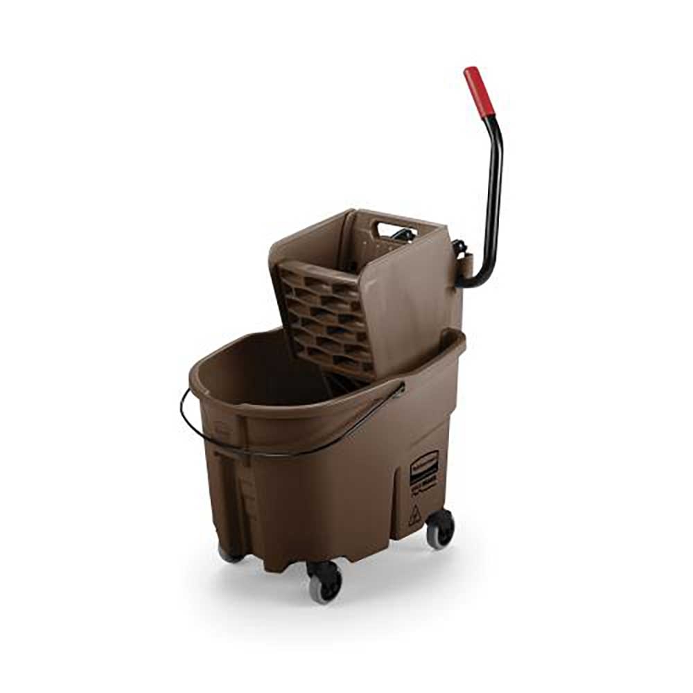 Brown Wavebrake Side Press Bucket and Wringer - Combo