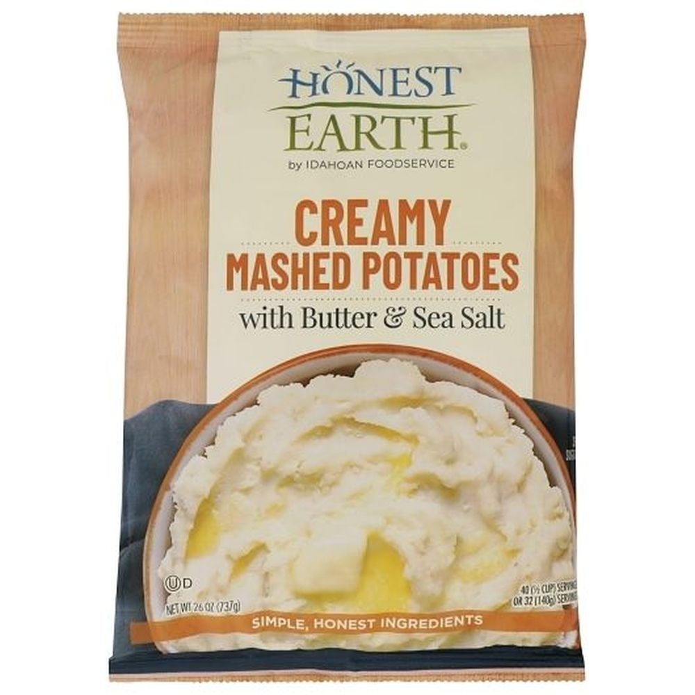 Creamy Mashed Potatoes with Butter and Sea Salt