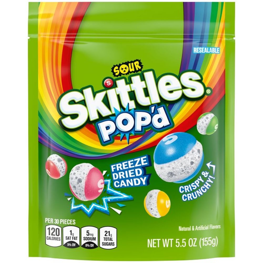 Pop'd Sour Freeze Dried Candy