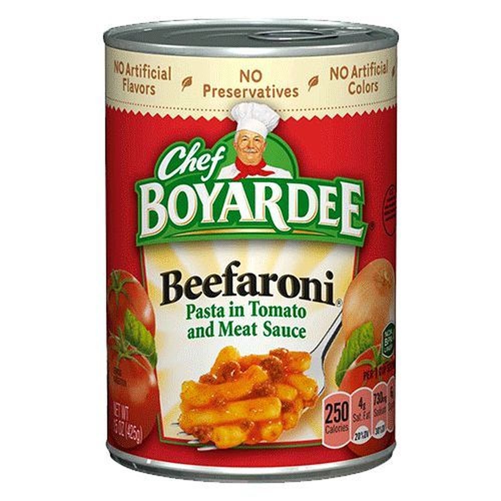 Beefaroni Pasta In Tomato and Meat Sauce