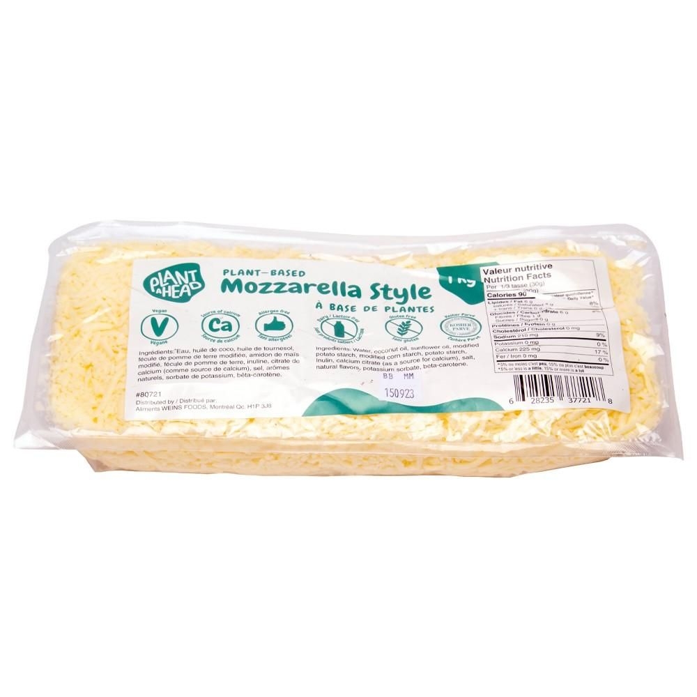 Mozzarella Style Vegan Grated Cheese