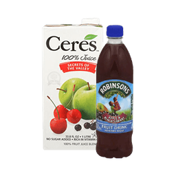 Contains 70 Mixed Fruit Juice products