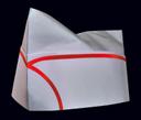 Cellucap Peaked Paper Crown Overseas Cap - 100 per pack -- 10 packs per case.