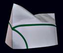 Green Stripe Crown Overseas Cap -- 10 case -- 100 count.