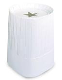 7 inch Le Classic Fully Formed Chef Hat -- 12 count.