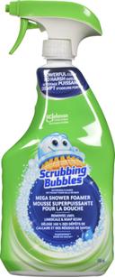 SCRUBBING BUBBLES MEGA SHOWER FOAMER TRIGGER WITH ULTRA CLING - RAINSHOWER