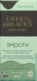 ORGANIC DARK CHOCOLATE WITH PEPPERMINT  OIL
