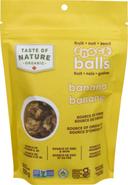Taste of Nature Organic Snack Balls Banana