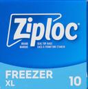 ZIPLOC BRAND BAGS FREEZER EXTRA LARGE