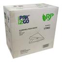 PSP Pizza Wedge Clamshell Tray Takeout Container - Kraft