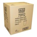 Paper Cup Single Wall White PE - 12oz