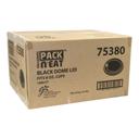 Lid PS Black Dome Hot Paper Cup 8 oz.
