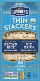 Organic Brown Rice Lightly Salted Thin Stackers