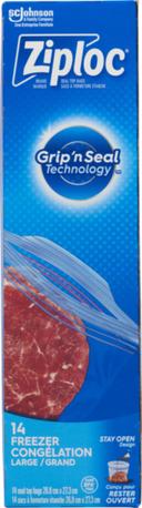 Zipper Freezer Bag