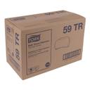 Universal Plastic Smoke Horizontal Twin Bath Tissue Roll Dispenser