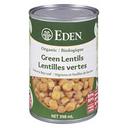 Organic Green Lentils with Onion and Bay Leaf