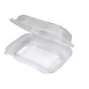 9 x 7 in Clear Polypropylene Hinged Rectangle Container