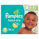 Size 5 Baby Dry Diaper