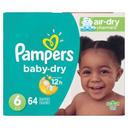 BABY DRY DIAPER SUPER S6