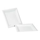 PLATE WHITE SQUARE 9.5"