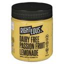 Dairy Free Passionfruit Lemonade Sorbetto