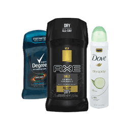 Contains 10 Deodorants products