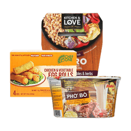 Contains 52 Asian Meals products