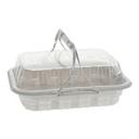 MealMaster Small 4-Piece MFPP Base and OPS Lid Chicken Barn with Handle, 9.5 x 8 x 3 inch