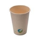 Compostable Bamboo Hot Cup, 12 Ounce Capacity