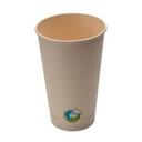 Compostable Bamboo Hot Cup, 16 Ounce Capacity