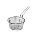 Round Nickel Plated Wire Fry Basket, 8.5 inch