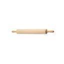 Hardwood Rolling Pin with Stainless Steel Ball Bearings, 13 inch