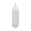 Polyethylene Clear Squeeze Dispenser, 8 Ounce Capacity