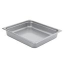 304 Stainless Steel 22 Gauge Anti Jamming Two Third Size Steam Table Pan, 2.5 inch Deep