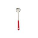 Stainless Steel One-Piece Perforated Portioner with Red Handle, 2 Ounce Capacity