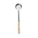 Stainless Steel One Piece Portioner with Beige Handle, 3 Ounce Capacity