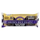 Gluten Free Black Sesame Brown Rice Snaps