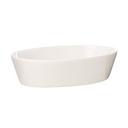 Stoneware White Oval Baker, 9 Ounce Capacity