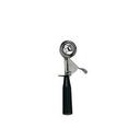 Stainless Steel Size 30 Standard Disher with Black Handle, 1.08 Ounce Capacity
