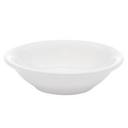 Palm Porcelain White Fruit Bowl, 4.75 Ounce Capacity