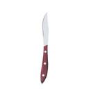 Stainless Steel Pointed Blade Pakkawood Handle Steak Knife, 9 inch